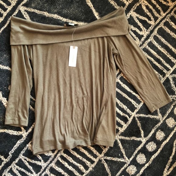 Anthro Copeland Off-The-Shoulder Top - Picture 3 of 4